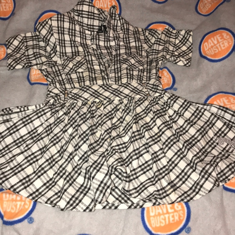 Baby Phat Checkered Blouse